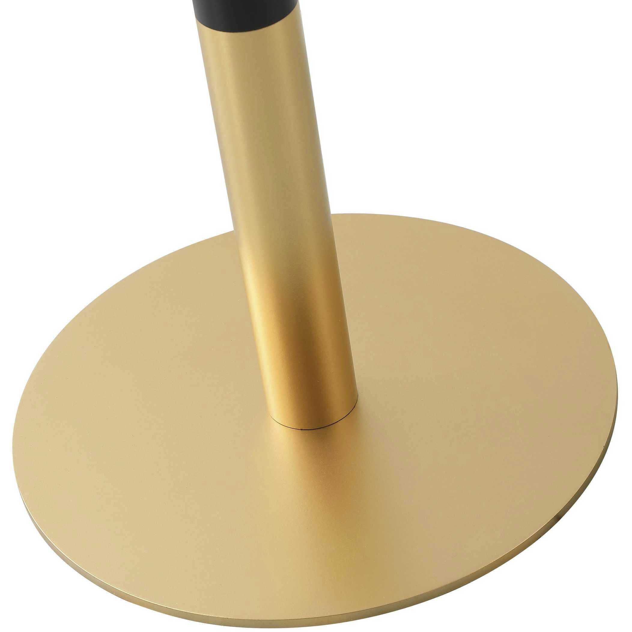 Ronan 39.5 X 31.5 inch White and Gold Pub Table