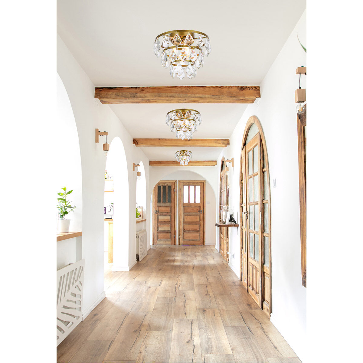 Ellar 3 light flush mount top