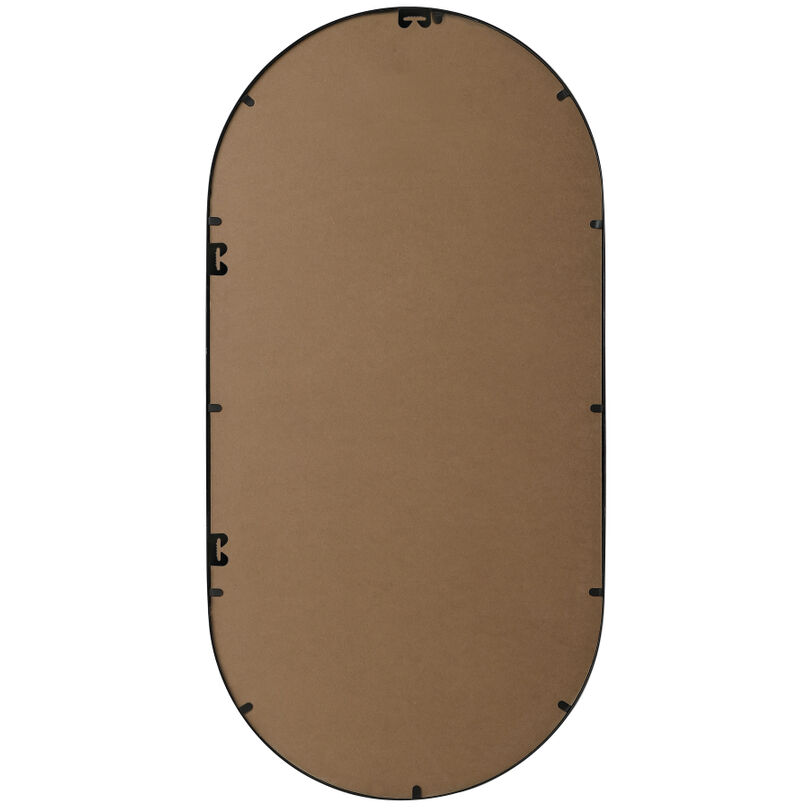 Asha 48 X 24 inch Black Mirror in 24 x 48