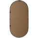 Asha 48 X 24 inch Black Mirror in 24 x 48