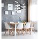 Ari 8 Light 13.5 inch Black Pendant Ceiling Light