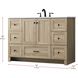 Soma 48 X 34 inch Mango Wood Bathroom Vanity Cabinet