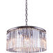 Sydney 8 Light 31.5 inch Polished Nickel Pendant Ceiling Light in Clear, Urban Classic
