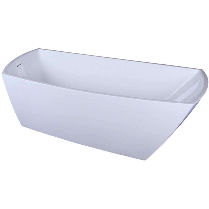 Brock Glossy White Bathtub