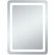 Genesis 36 X 27 inch Glossy White LED Mirror