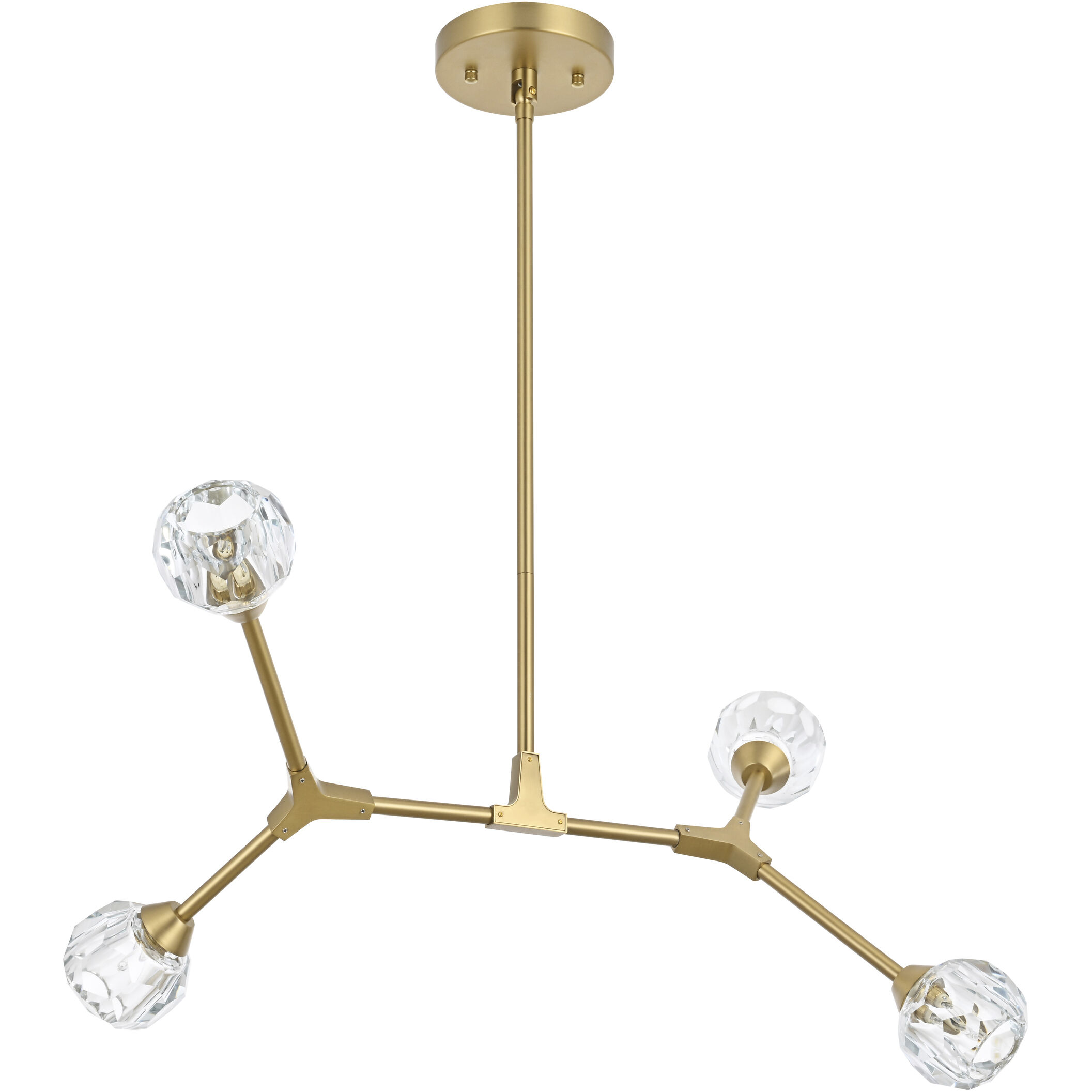 Zayne 4 Light 29 inch Gold Pendant Ceiling Light