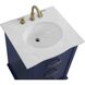 Knox 24 X 34 inch Blue Bathroom Vanity Cabinet