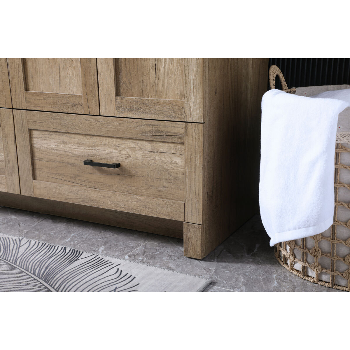 Soma 60 X 19 X 34 inch Natural Oak Vanity Sink Set in 2