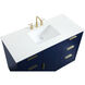 Blake 48 X 22 X 34 inch Blue Vanity Sink Set