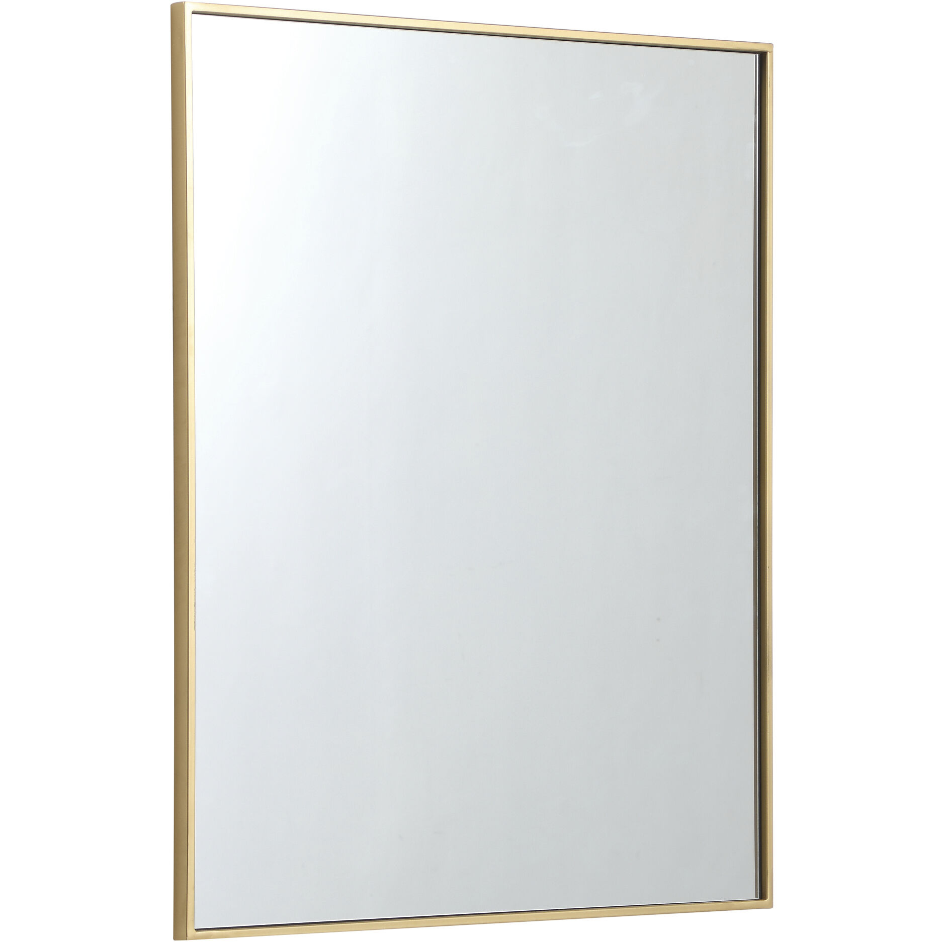 Monet 36 X 30 inch Brass Wall Mirror