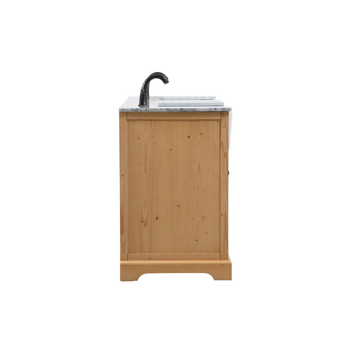 Franklin 60 X 22 X 34.75 inch Natural Wood Bathroom Vanity Cabinet