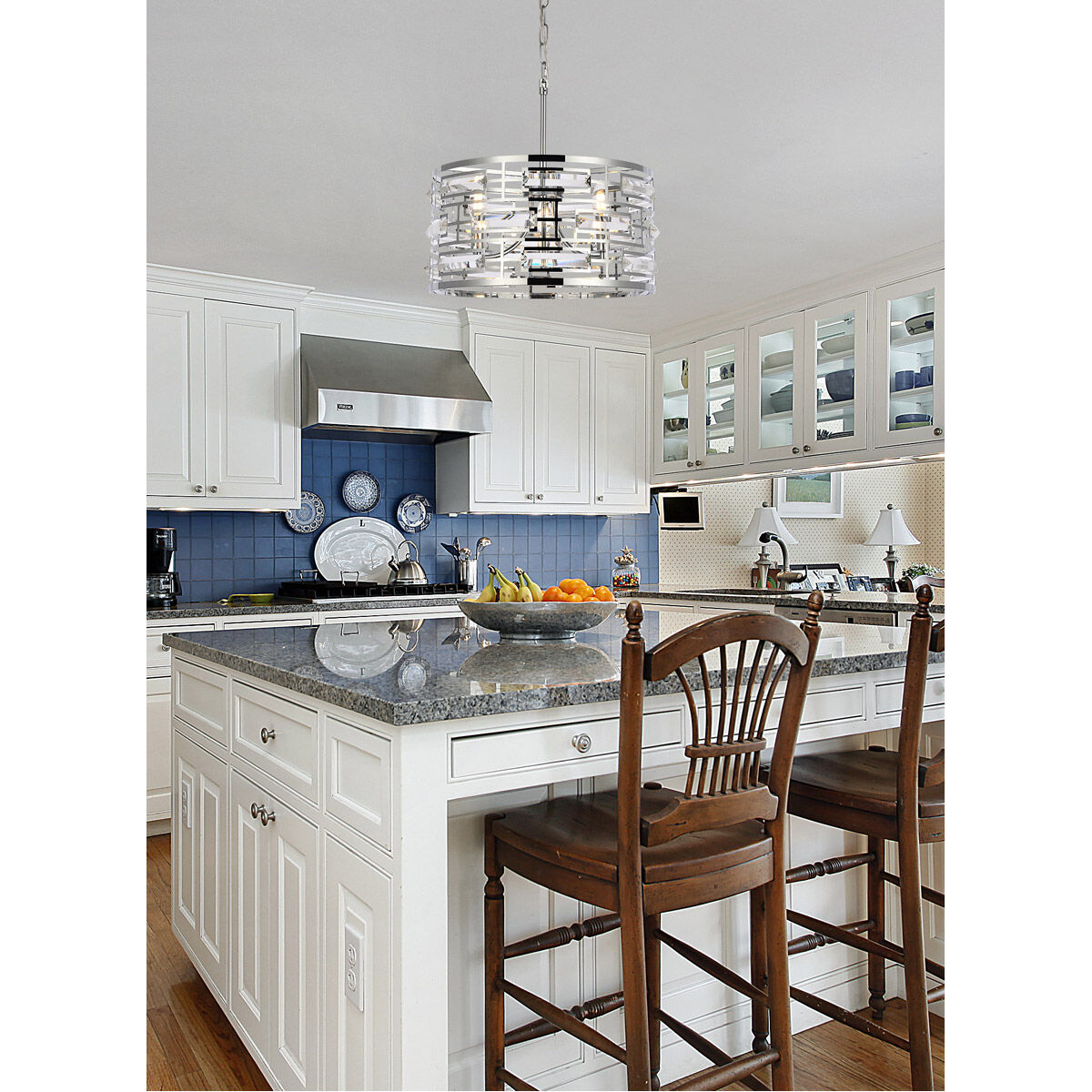 Kennedy 3 Light 16.5 inch Chrome Pendant Ceiling Light