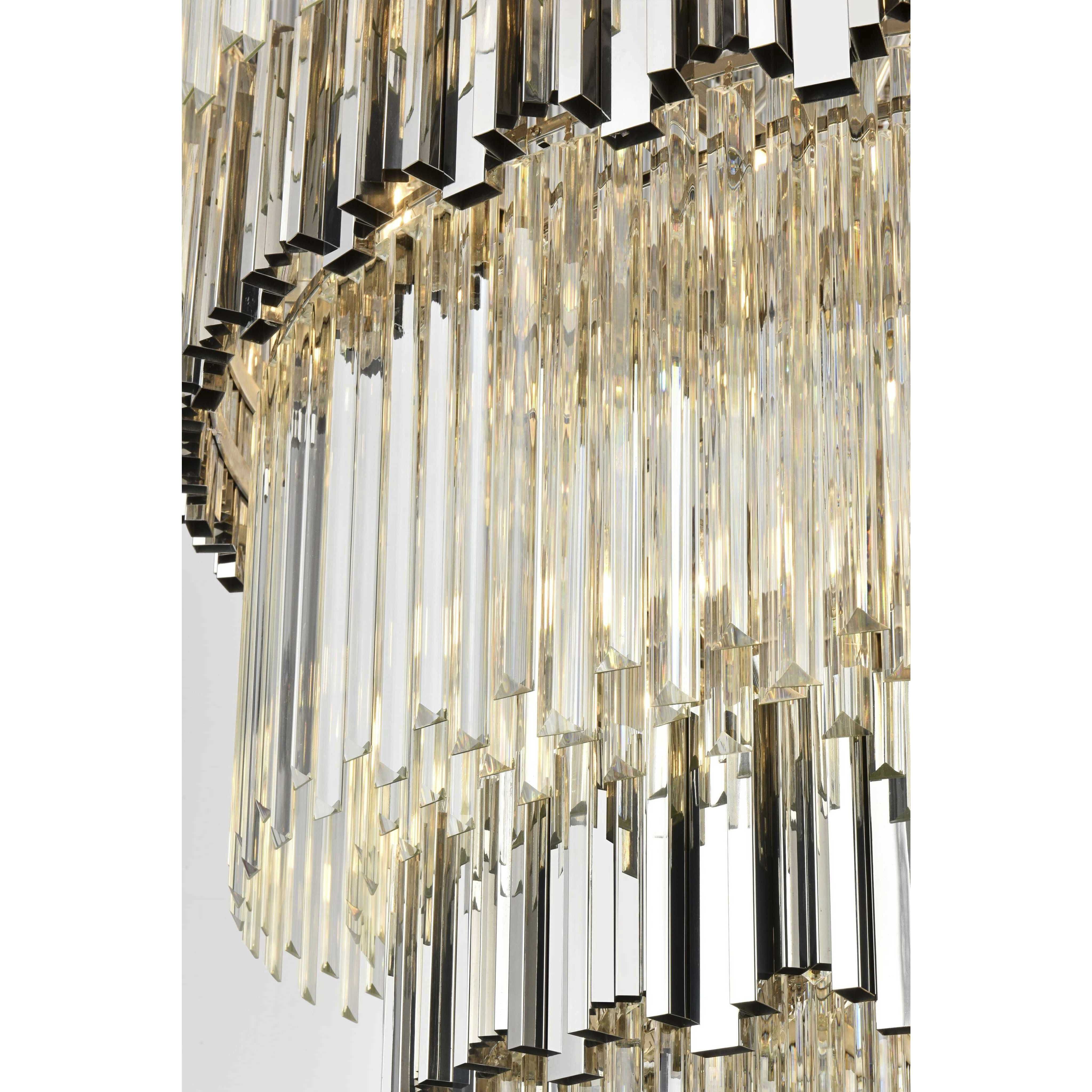Willow 39 Light 48 inch Chrome Chandelier Ceiling Light