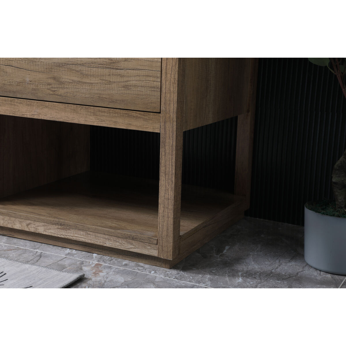 Larkin 72 X 22 X 34 inch Natural Oak Vanity Sink Set