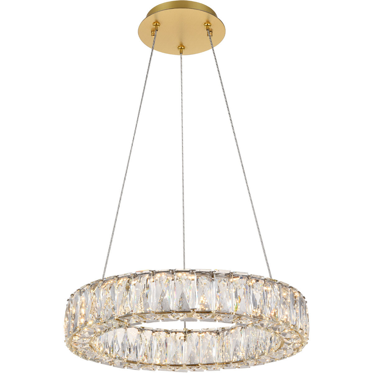 Monroe 17.7 inch Gold Pendant Ceiling Light
