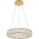 Monroe 18 inch Gold Pendant Ceiling Light