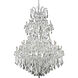 Maria Theresa 61 Light 54 inch Chrome Foyer Ceiling Light in Clear, Royal Cut