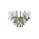 Victoria 3 Light 16 inch Chrome Wall Sconce Wall Light in Royal Cut