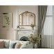 Naomi 36 X 30 inch Antique Brass Mirror