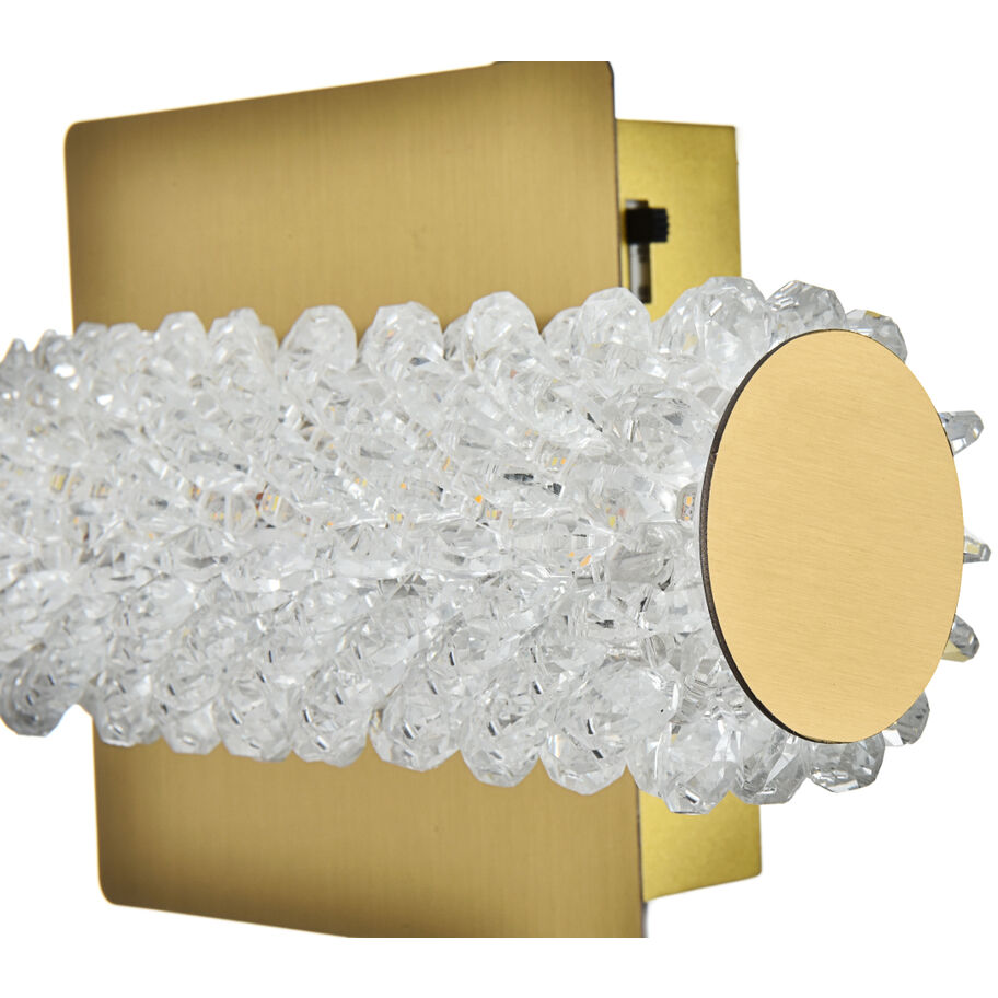 Bowen 1 Light 12 inch Satin Gold Wall Sconce Wall Light