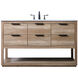 Larkin 54 X 22 X 34 inch Natural Oak Vanity Sink Set