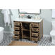 Grant 48 X 19 X 34 inch Natural Oak Vanity Sink Set in Not Included