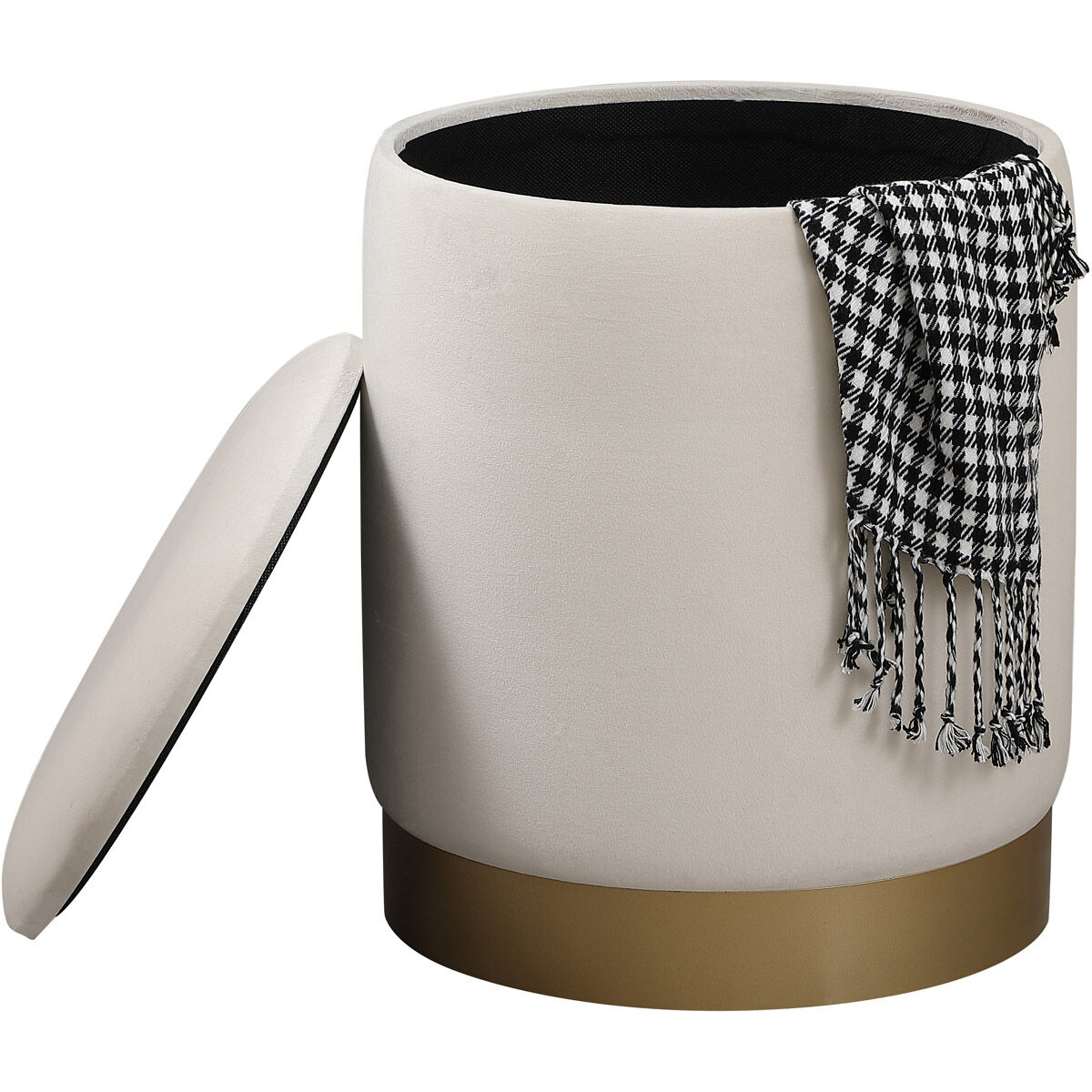 Ozman 17 inch Beige Stool