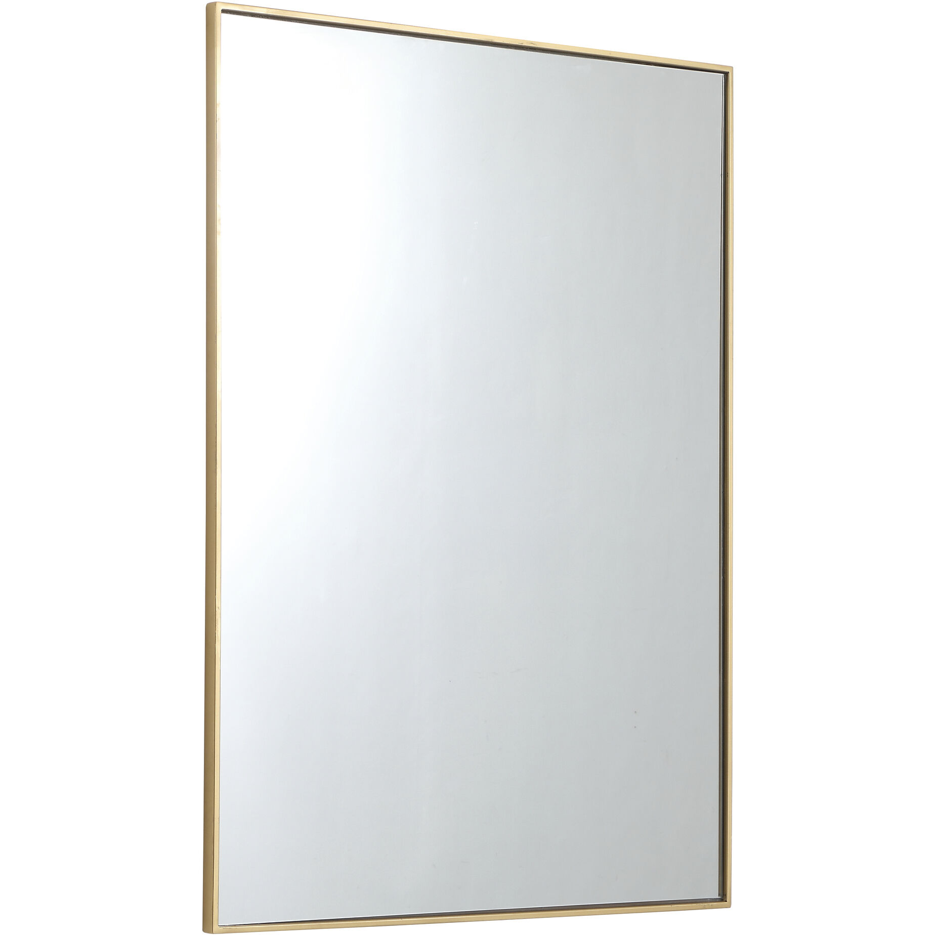Monet 48 X 36 inch Brass Wall Mirror