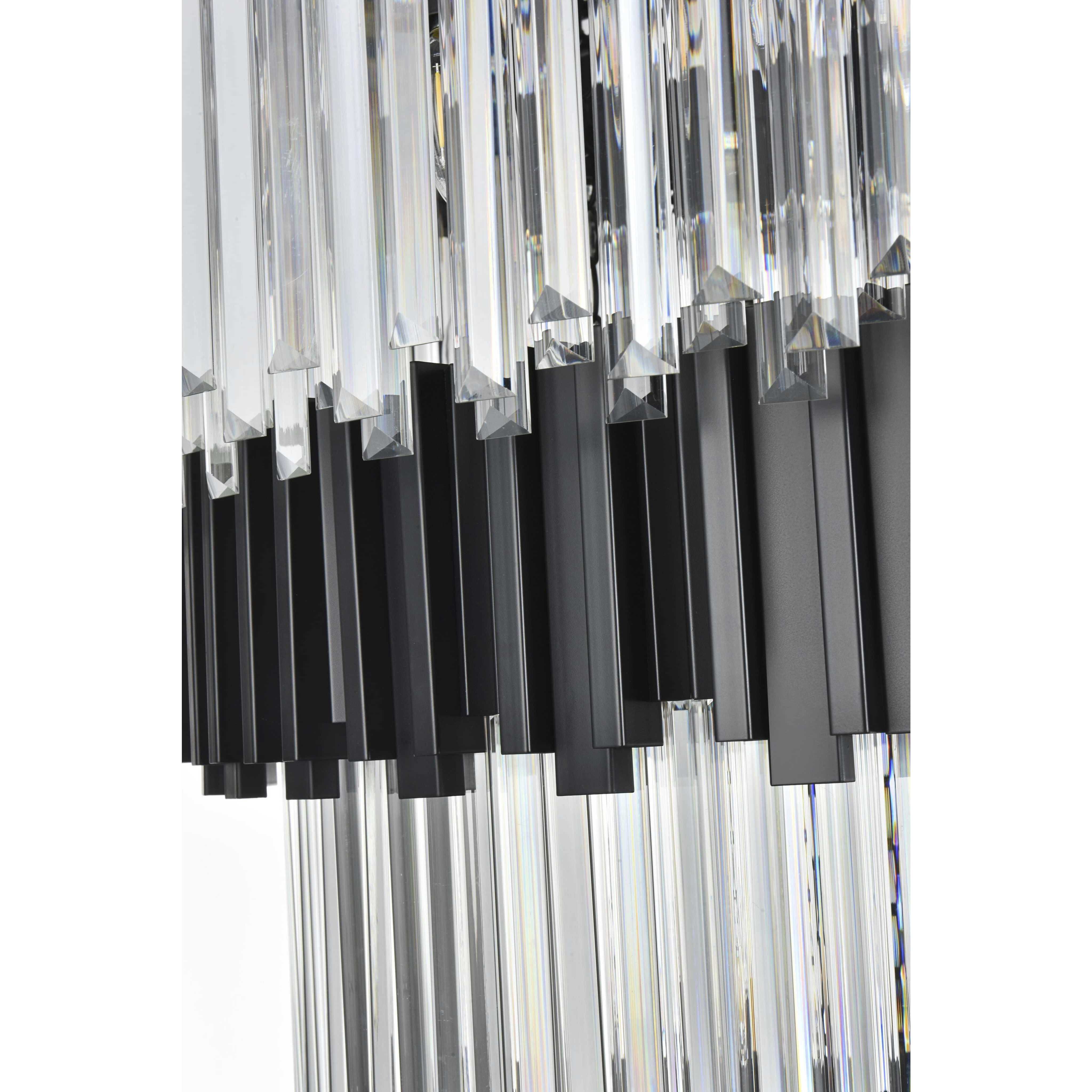 Willow 43 Light 59 inch Black Chandelier Ceiling Light