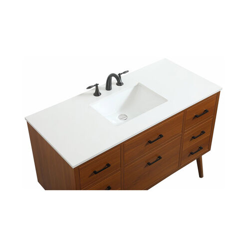 Boise 48 X 22 X 34 inch Teak Vanity Sink Set
