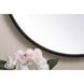 Eternity 18 X 18 inch Black Wall Mirror