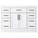 Alden 48 X 35 inch White Bathroom Vanity Cabinet