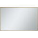Monet 48 X 30 inch Brass Wall Mirror