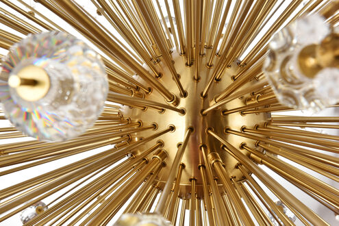 Vera 34 Light 50 inch Gold Pendant Ceiling Light