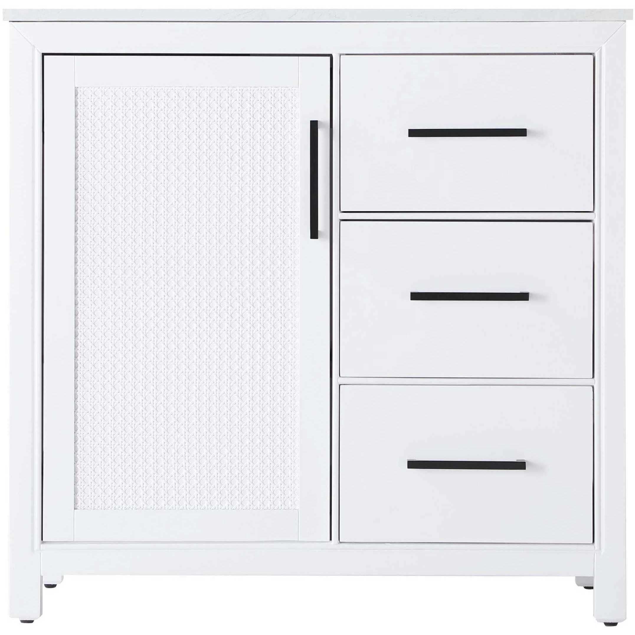 Alina 36 X 34 inch White Bathroom Vanity Cabinet
