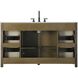 Alina 60 X 34 inch Hazel Oak Bathroom Vanity Cabinet