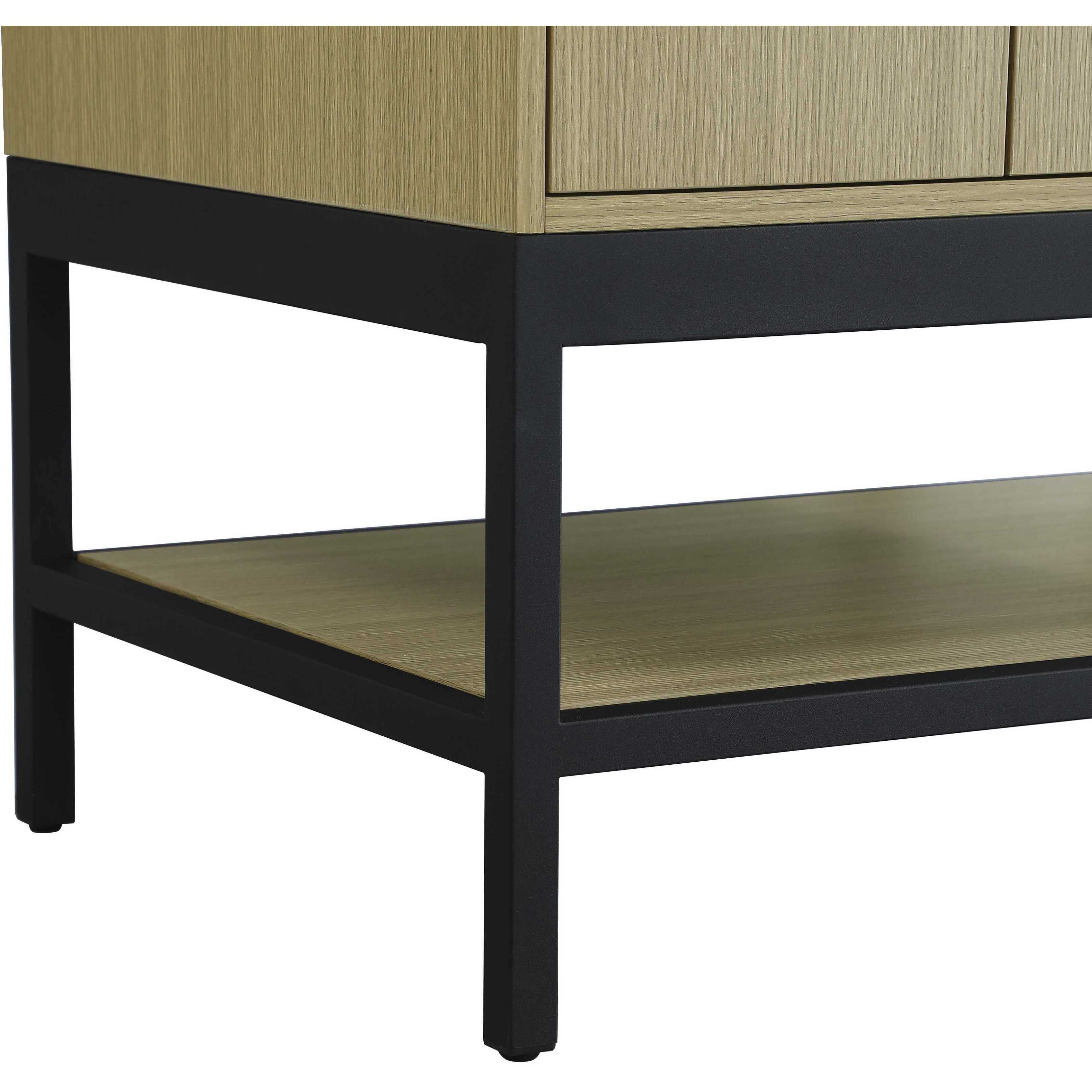 Lennox 60 X 34 inch Honey Brown Bathroom Vanity Cabinet