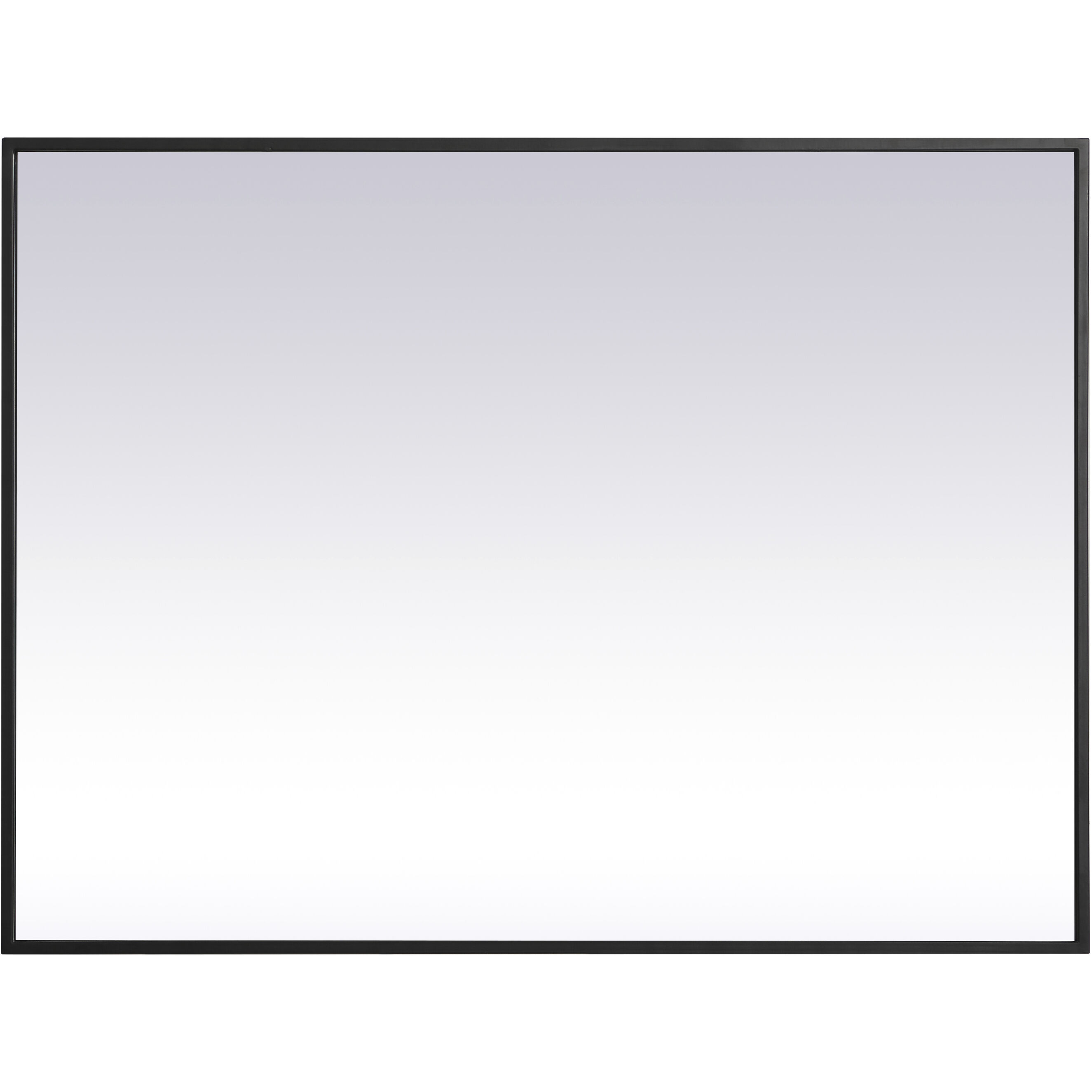 Monet 36 X 27 inch Black Wall Mirror