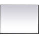 Monet 36 X 27 inch Black Wall Mirror