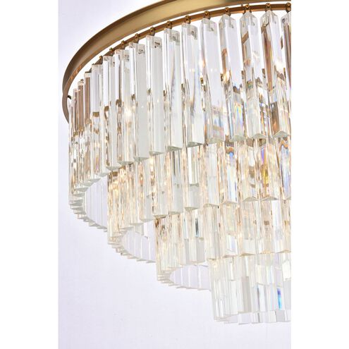 Sydney 17 Light 32 inch Satin Gold Chandelier Ceiling Light