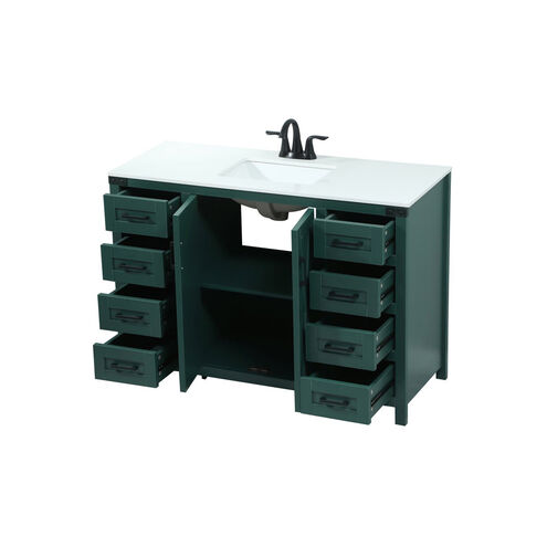 Grant 48 X 19 X 34 inch Green Vanity Sink Set