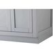 Alden 60 X 35 inch Grey Bathroom Vanity Cabinet