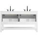 Karson 60 X 34 inch White Bathroom Vanity Cabinet