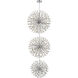 Vera 90 Light 50 inch Chrome Chandelier Ceiling Light