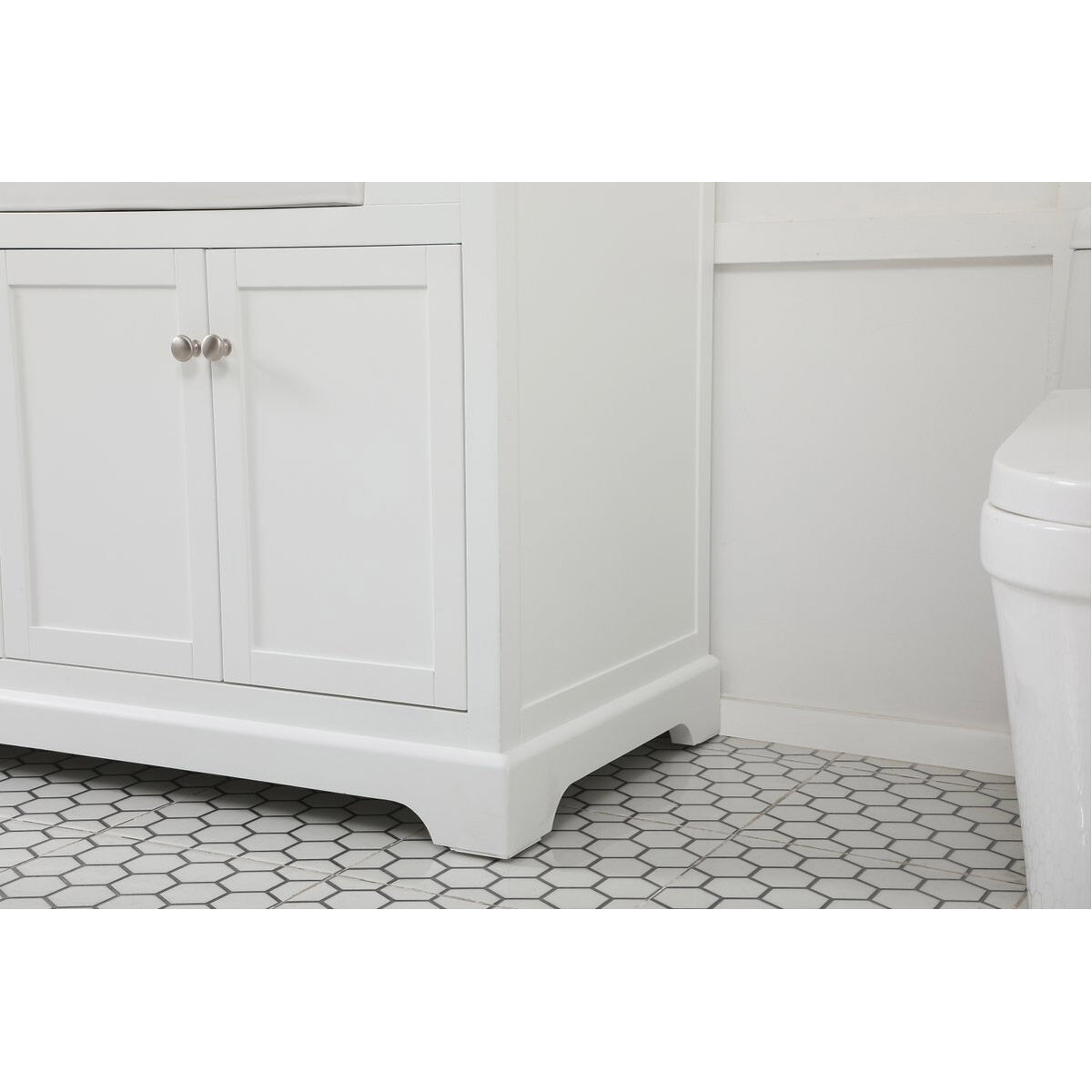 Franklin 72 X 22 X 34.75 inch White Bathroom Vanity Cabinet