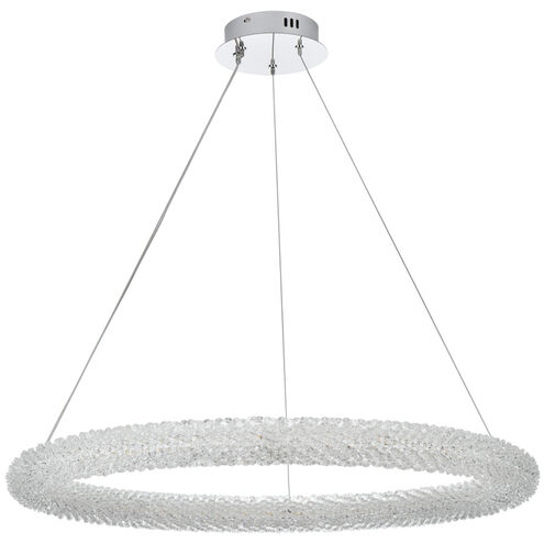 Bowen 1 Light 32 inch Chrome Chandelier Ceiling Light