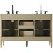 Blakely 54 X 34 inch Linen Oak Bathroom Vanity Cabinet