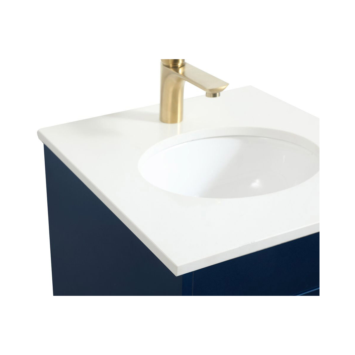 Eugene 19 X 18 X 33.5 inch Blue Vanity Sink Set