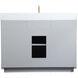 Blake 48 X 22 X 34 inch Grey Vanity Sink Set