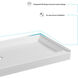 Laredo Glossy White Shower Base